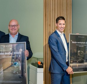 Van	Dijk	Groep	en	Volvo		Group	Truck Gorinchem		winnen		pnJzen		in klanttevredenheidsonderzoek van Volvo Trucks Center REX