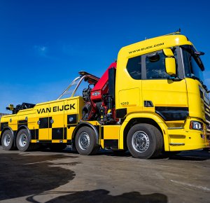 Van Eijck koopt vier Scania’s 8x4 als zware bergingstruck 