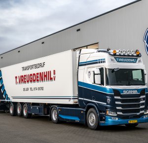 T. Vreugdenhil zet volgende stap in verduurzaming met elektrische Scania 40R