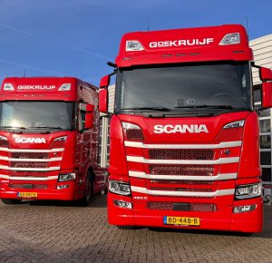 Gerrit de Kruijf Transport investeert bewust in VECTO 3 met twee nieuwe Scania 460R Super trekkers