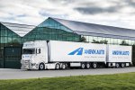 Angvik Auto met Scania 530S V8 als LZV naar Noorwegen  