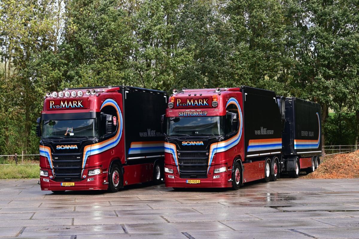 Twee nieuwe Scania R590 V8 kraanauto’s voor Van der Mark: gebouwd voor de praktijk